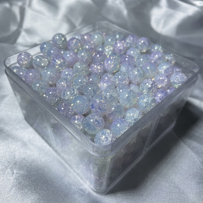 10 mm gradiento dviejų spalvų karoliukai rankų darbo pasidaryk mergaitei gražūs daugiaspalviai madingi apyrankės karoliai palaidi karoliukai fėjų papuošalai