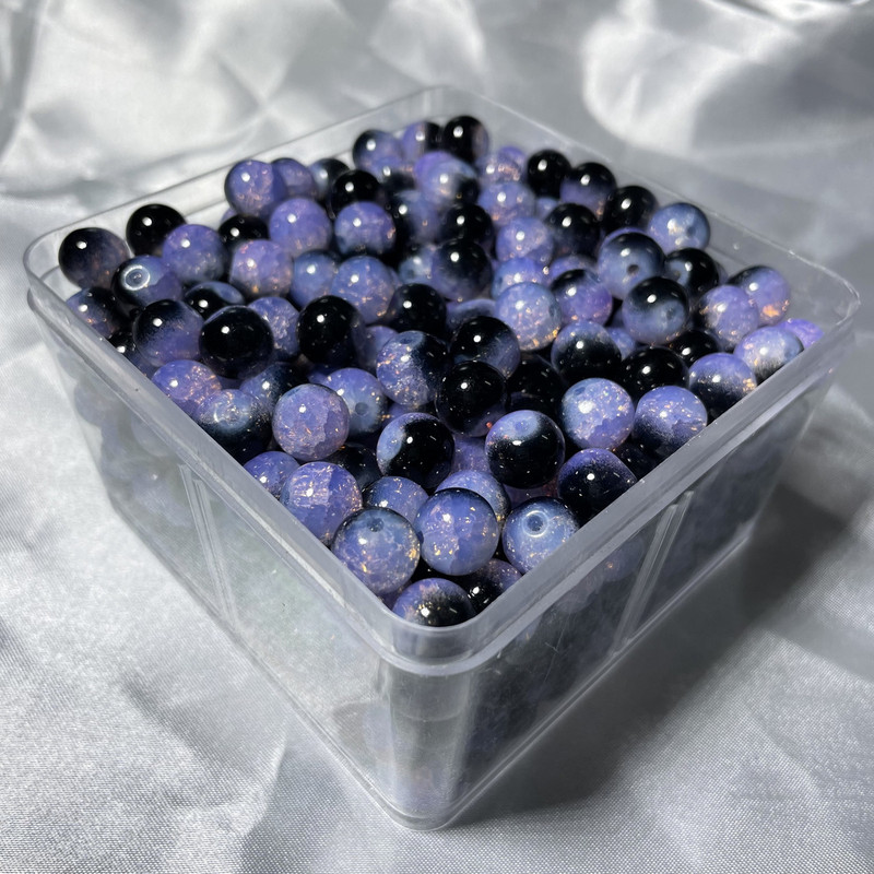 10 mm gradiento dviejų spalvų karoliukai rankų darbo pasidaryk mergaitei gražūs daugiaspalviai madingi apyrankės karoliai palaidi karoliukai fėjų papuošalai