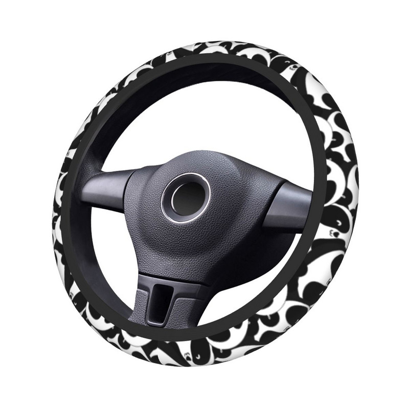 Slatka Panda Navlaka za volan automobila 37-38 Automatski štitnik za volan sa crtanim životinjama Šareni auto ukrasi Dodaci za automobil