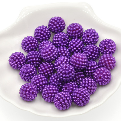 10mm 12mm 14mm 16mm 20mm imitatsioonpärlid akrüül Bayberry ümmargused lahtised vahedega helmed ehete valmistamiseks Käsitsi valmistatud