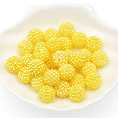 10mm 12mm 14mm 16mm 20mm imitatsioonpärlid akrüül Bayberry ümmargused lahtised vahedega helmed ehete valmistamiseks Käsitsi valmistatud