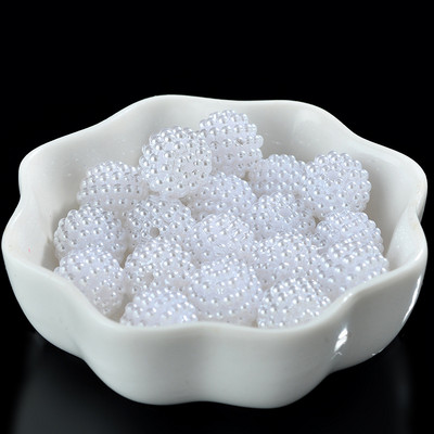 10mm 12mm 14mm 16mm 20mm imitatsioonpärlid akrüül Bayberry ümmargused lahtised vahedega helmed ehete valmistamiseks Käsitsi valmistatud