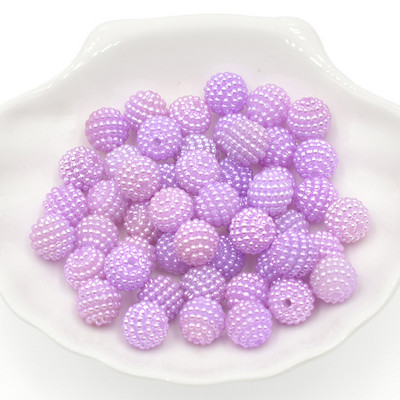 10mm 12mm 14mm 16mm 20mm imitatsioonpärlid akrüül Bayberry ümmargused lahtised vahedega helmed ehete valmistamiseks Käsitsi valmistatud