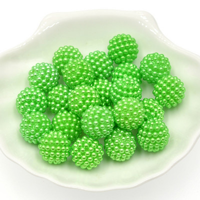 10mm 12mm 14mm 16mm 20mm imitatsioonpärlid akrüül Bayberry ümmargused lahtised vahedega helmed ehete valmistamiseks Käsitsi valmistatud