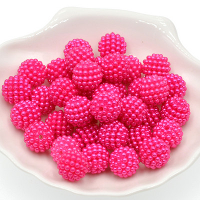 10mm 12mm 14mm 16mm 20mm imitatsioonpärlid akrüül Bayberry ümmargused lahtised vahedega helmed ehete valmistamiseks Käsitsi valmistatud