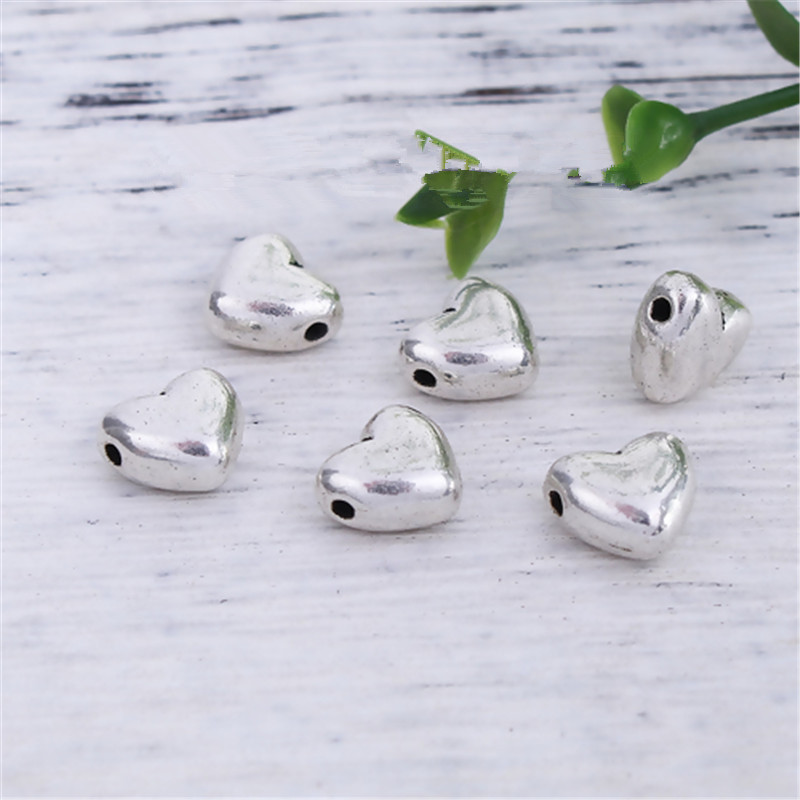 Doreen Box 10 PCs Veinpunane südamega akrüülhelmed marmorist efektiga ehete tegemiseks helmeste tegemiseks Leiud 14x14mm, auk: umbes 2,2 mm,