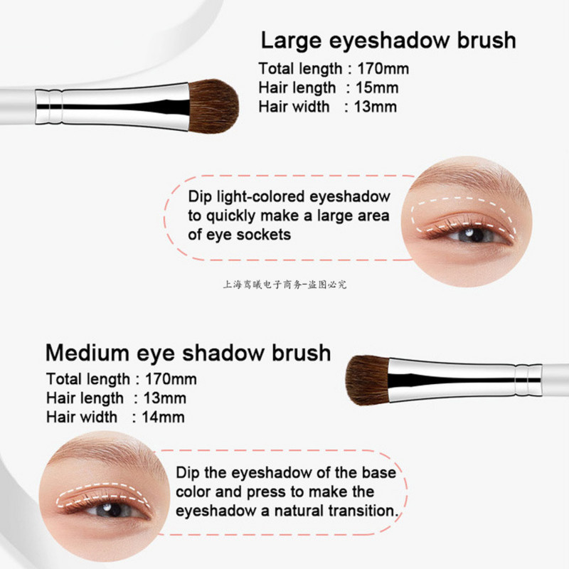 Uus 7 tk/komplekt Lauvärvipintslite komplekt Meigipintslid Soft Beauty Odavad lauvärvid Silmapliiats Hobusekarvu Pintslite Komplekt Kosmeetilised Tööriistad