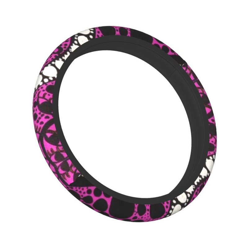 Yayoi Kusama auto rooliratta kate 37-38 violetne polka auto rooliratta kaitse auto sisekujunduse tarvikud