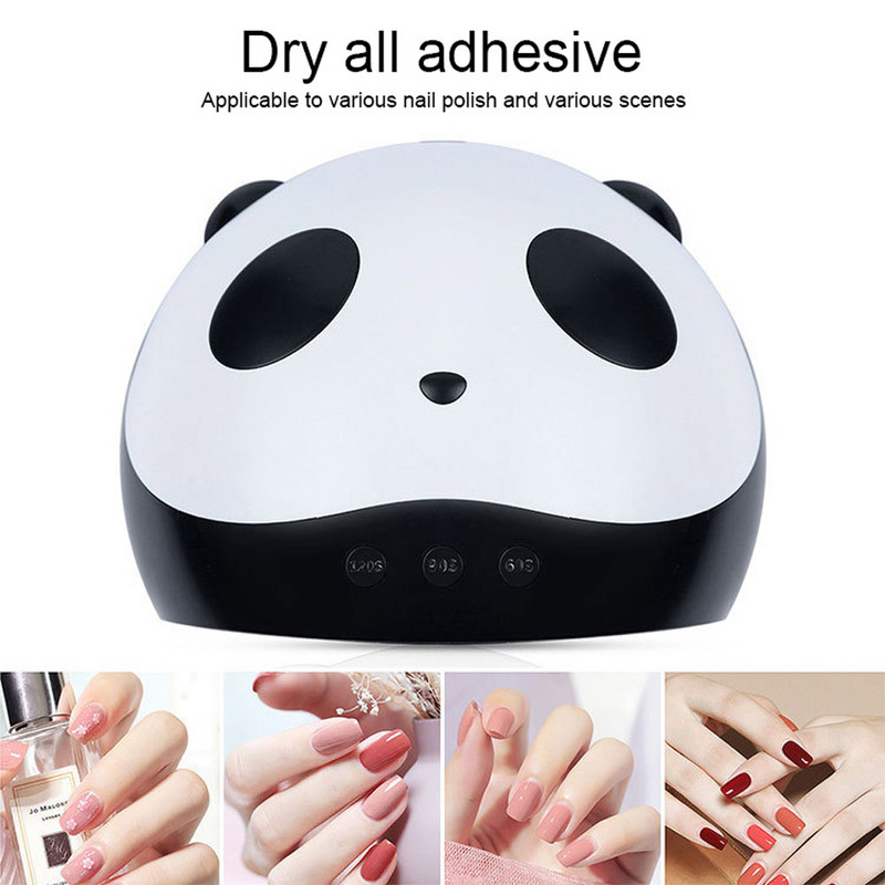 Panda körömlámpa zselés lakk kikeményítő gép körömdíszítő eszköz Led körömlámpa szárító