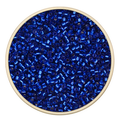 2mm 11/0 ühtlane lahtine toru hõbedane värv sees seemnehelmed Tšehhi klaashelmed käevõrud kaelakee sõrmus seemnehelmete valmistamine isetegemiseks