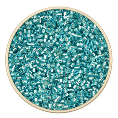 2mm 11/0 ühtlane lahtine toru hõbedane värv sees seemnehelmed Tšehhi klaashelmed käevõrud kaelakee sõrmus seemnehelmete valmistamine isetegemiseks