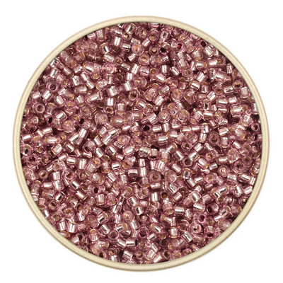 2mm 11/0 ühtlane lahtine toru hõbedane värv sees seemnehelmed Tšehhi klaashelmed käevõrud kaelakee sõrmus seemnehelmete valmistamine isetegemiseks