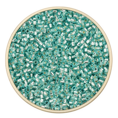 2mm 11/0 ühtlane lahtine toru hõbedane värv sees seemnehelmed Tšehhi klaashelmed käevõrud kaelakee sõrmus seemnehelmete valmistamine isetegemiseks