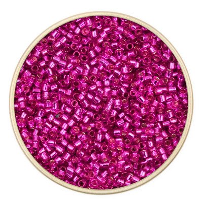 2mm 11/0 ühtlane lahtine toru hõbedane värv sees seemnehelmed Tšehhi klaashelmed käevõrud kaelakee sõrmus seemnehelmete valmistamine isetegemiseks