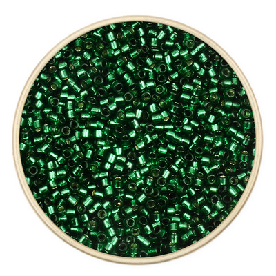 2mm 11/0 ühtlane lahtine toru hõbedane värv sees seemnehelmed Tšehhi klaashelmed käevõrud kaelakee sõrmus seemnehelmete valmistamine isetegemiseks