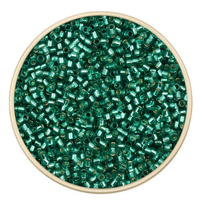 2mm 11/0 ühtlane lahtine toru hõbedane värv sees seemnehelmed Tšehhi klaashelmed käevõrud kaelakee sõrmus seemnehelmete valmistamine isetegemiseks