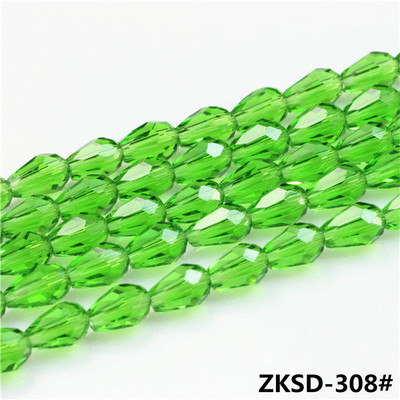 Kristallripats 3x5mm 6x8mm, punane pisar, klaashelmed ehete valmistamise tarvikute hulgimüük