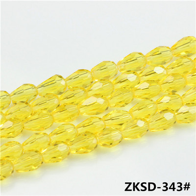 Kristallripats 3x5mm 6x8mm, punane pisar, klaashelmed ehete valmistamise tarvikute hulgimüük