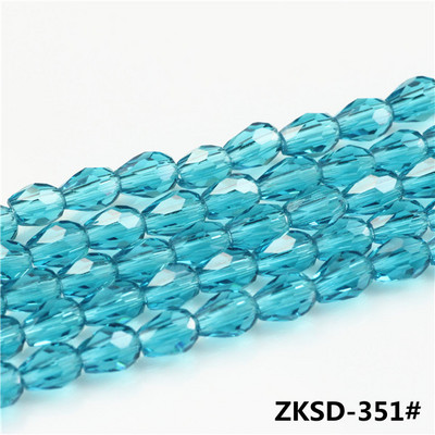 Kristallripats 3x5mm 6x8mm, punane pisar, klaashelmed ehete valmistamise tarvikute hulgimüük