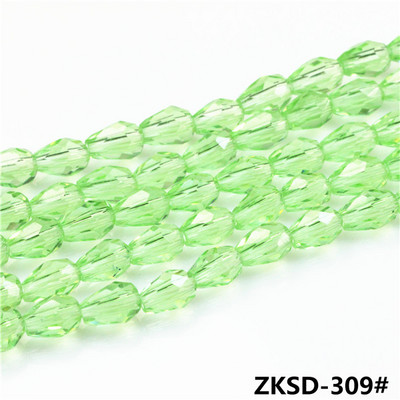 Kristallripats 3x5mm 6x8mm, punane pisar, klaashelmed ehete valmistamise tarvikute hulgimüük