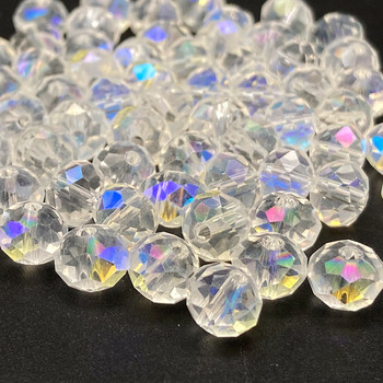 2 3 4 6 mm фасетиран Rondelle Австрия Кристални стъклени мъниста за изработка на бижута Направи си сам Разхлабени дистанционни мъниста Обеци Гривни Консумативи