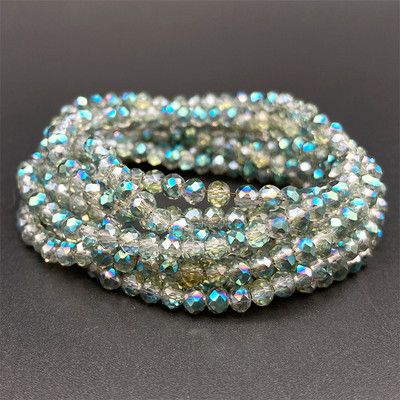 2 3 4 6mm Fațetate Rondelle Austria mărgele de sticlă de cristal pentru realizarea de bijuterii DIY margele distanțare libere cercei brățări consumabile