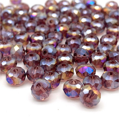 2 3 4 6mm Fațetate Rondelle Austria mărgele de sticlă de cristal pentru realizarea de bijuterii DIY margele distanțare libere cercei brățări consumabile