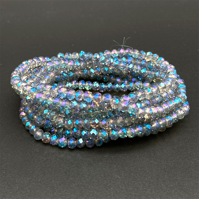 2 3 4 6mm Fațetate Rondelle Austria mărgele de sticlă de cristal pentru realizarea de bijuterii DIY margele distanțare libere cercei brățări consumabile