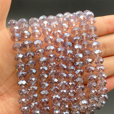 2 3 4 6mm Fațetate Rondelle Austria mărgele de sticlă de cristal pentru realizarea de bijuterii DIY margele distanțare libere cercei brățări consumabile