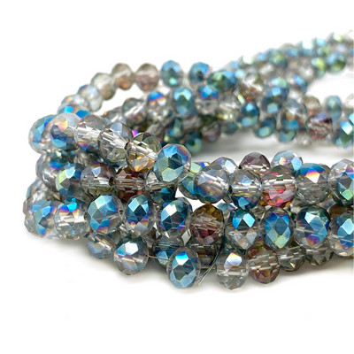 2 3 4 6mm Fațetate Rondelle Austria mărgele de sticlă de cristal pentru realizarea de bijuterii DIY margele distanțare libere cercei brățări consumabile