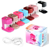 Manikiūro įrankiai Pink Egg Shape Design 30S Greitai džiūstantis kietėjantis šviestuvas, skirtas Gel P E74C