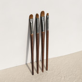 OVW Cosmetics meigipintslid 4tk Weaseli sünteetilised naiste meigitarvikud lauvärvipintsel