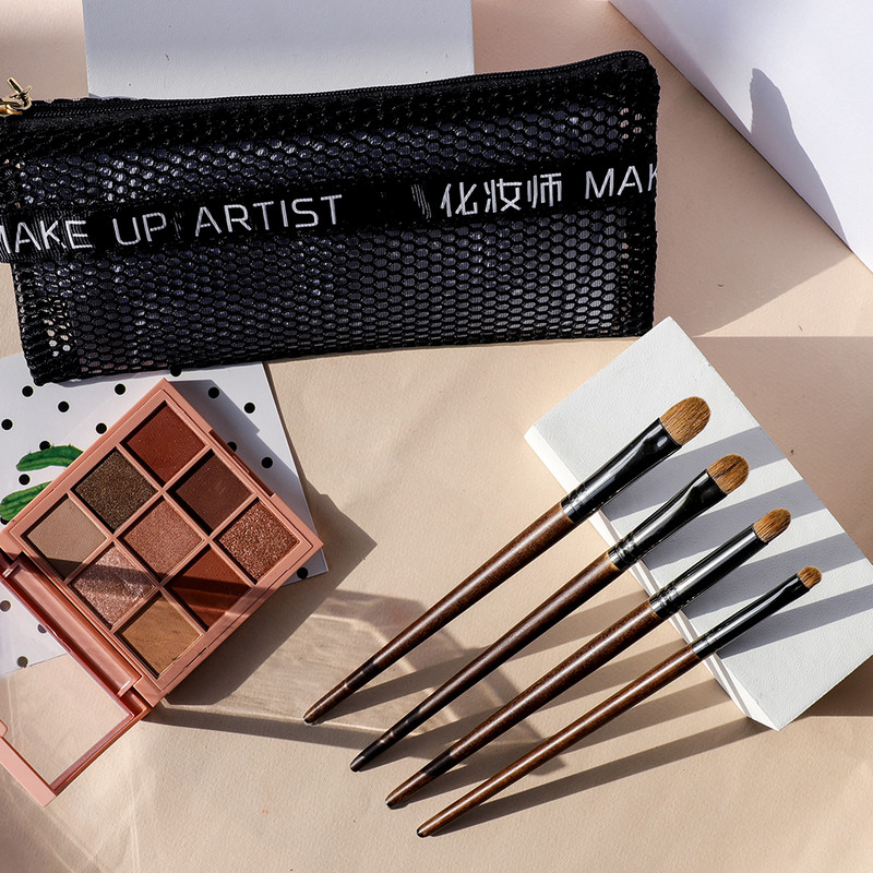 OVW Cosmetics meigipintslid 4tk Weaseli sünteetilised naiste meigitarvikud lauvärvipintsel