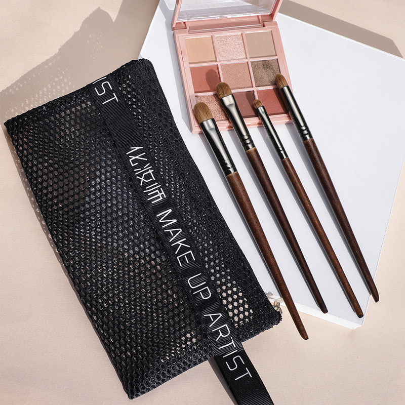 OVW Cosmetics meigipintslid 4tk Weaseli sünteetilised naiste meigitarvikud lauvärvipintsel