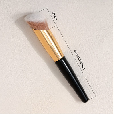 OVW Slanted Head Foundation Highlight Contour Face Cheek Powder Brush Makeup Nano Synthetic Angled Cosmetic Beauty Beauty Brush