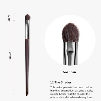 OVW 1PCS Четка за смесване на сенки за очи Flat Shader Brush Goat Sokoho Bristles Brochas de Maquillaje Diffuse Beauty Cosmetics Kits