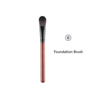 OVW Make Up Brush Cosmetics 1 tk näokomplekt Natural Hair Professional Foundation puuder põsepuna kontuuri esiletõstja segamine