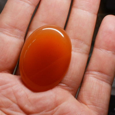 FLTMRH 40mmx30mm Ovalne perle od crvenog ahata Cabochon Flatback Dome Neizbušene perle od prirodnog kamena za DIY Pandandt Naušnice Prsten Zlatar