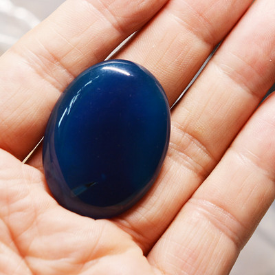 FLTMRH 40mmx30mm Ovalne perle od crvenog ahata Cabochon Flatback Dome Neizbušene perle od prirodnog kamena za DIY Pandandt Naušnice Prsten Zlatar