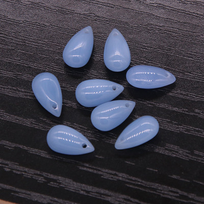 Mibrow 20 tk 7 * 14 mm veetilga klaashelmed, millel on auk, pisar, klaasist võluripats, ehete valmistamise tarvikute jaoks