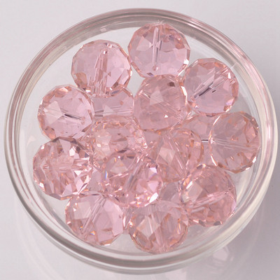 Rondelle lihvitud Tšehhi kristallklaas Aqua Rose Color 3mm 4mm 6mm 8mm 10/12/14/16 18mm lahtised vahehelmed ehete valmistamiseks isetegemiseks