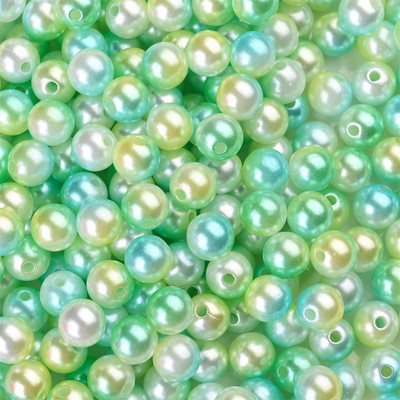 3 4 5 6 8 10 mm akrüül-ABS-imitatsioonist pärlihelmed ümmargused mitmevärvilised lahtised helmed isetegemiseks väljalõigete albumi kaunistamiseks käsitööks.