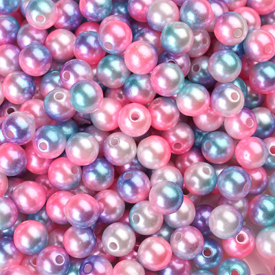 3 4 5 6 8 10 mm akrüül-ABS-imitatsioonist pärlihelmed ümmargused mitmevärvilised lahtised helmed isetegemiseks väljalõigete albumi kaunistamiseks käsitööks.