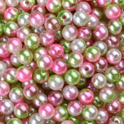 3 4 5 6 8 10 mm akrüül-ABS-imitatsioonist pärlihelmed ümmargused mitmevärvilised lahtised helmed isetegemiseks väljalõigete albumi kaunistamiseks käsitööks.