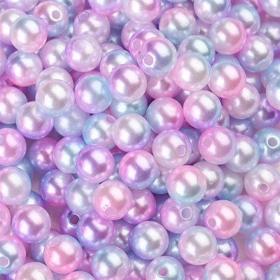 3 4 5 6 8 10 mm akrüül-ABS-imitatsioonist pärlihelmed ümmargused mitmevärvilised lahtised helmed isetegemiseks väljalõigete albumi kaunistamiseks käsitööks.