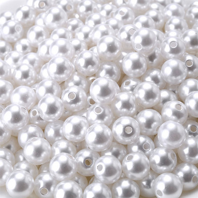3 4 5 6 8 10 mm akrüül-ABS-imitatsioonist pärlihelmed ümmargused mitmevärvilised lahtised helmed isetegemiseks väljalõigete albumi kaunistamiseks käsitööks.