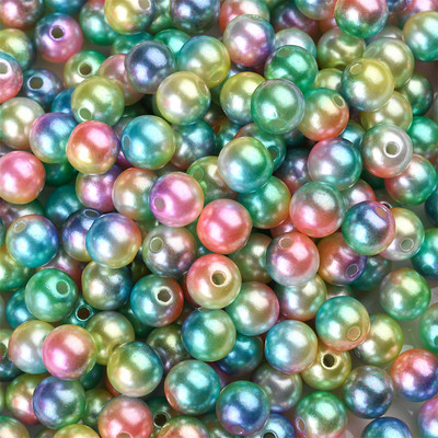 3 4 5 6 8 10 mm akrüül-ABS-imitatsioonist pärlihelmed ümmargused mitmevärvilised lahtised helmed isetegemiseks väljalõigete albumi kaunistamiseks käsitööks.