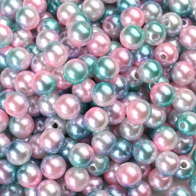 3 4 5 6 8 10 mm akrüül-ABS-imitatsioonist pärlihelmed ümmargused mitmevärvilised lahtised helmed isetegemiseks väljalõigete albumi kaunistamiseks käsitööks.