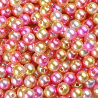 3 4 5 6 8 10 mm akrüül-ABS-imitatsioonist pärlihelmed ümmargused mitmevärvilised lahtised helmed isetegemiseks väljalõigete albumi kaunistamiseks käsitööks.