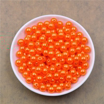 3/4/6/8/10/12 mm akrüülplastist ümmargune auguga ABS pärliimitatsiooni helmed lahtised vaherõngad ehete jaoks Otsimistarvikute valmistamiseks